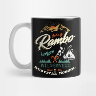 Rambo Wilderness Survival School Mug